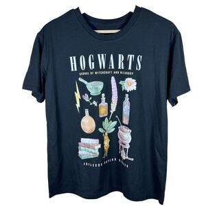 NWT Womens Hogwarts Wizarding World T Shirt Medium Harry Potter Black Potion